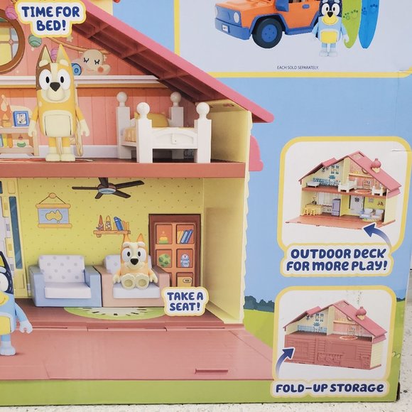Blueys Family Home Blueys House Bluey and Bingo Bluey Toys - Picture 7 of 11